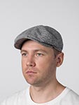 Кепка STETSON арт. 6642501 6-PANEL CAP SILK (черный / белый)